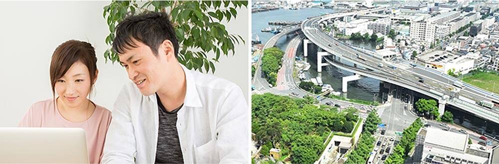 物件を探している様子