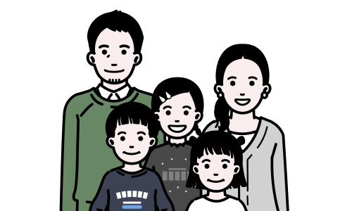 5人家族 Yさん