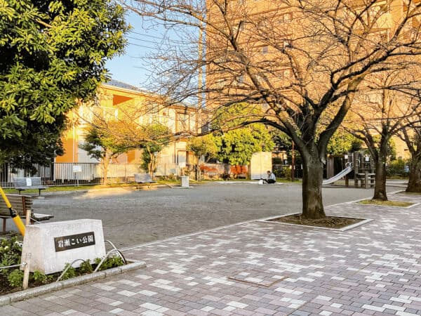 岩瀬こい公園まで約546m
砂場や遊具の他に、水飲み・手洗い場があり、春には満開の桜が綺麗な公園です。