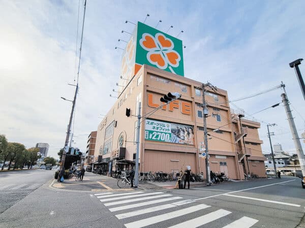 ライフ平野西脇店まで約630m