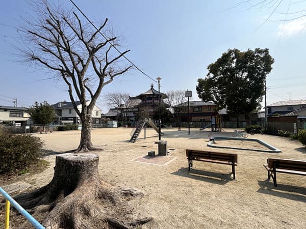 味鋺公園まで約489m