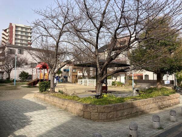 猫間川公園まで約1077m