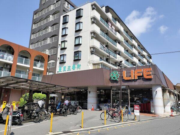 ライフ豊里店まで約630m