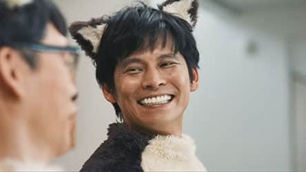 打ち解けあう二人