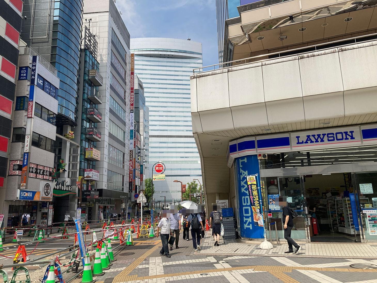 地上へ降りるとこのような景色です。