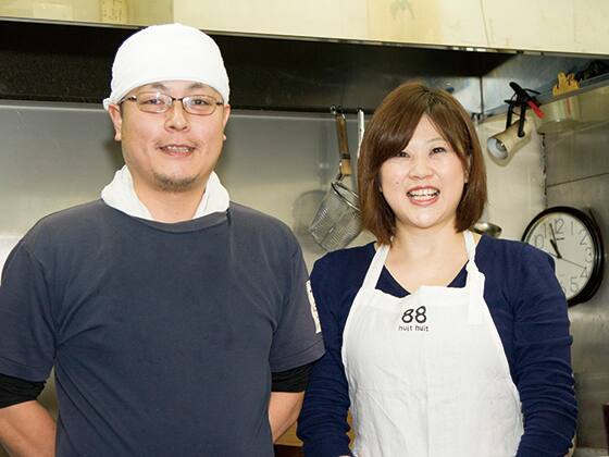 らーめん  とうかんや　店主：笠原さん夫妻