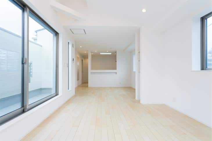 どの部屋も収納たっぷり！<br>白を基調にしたフレンチスタイルの家。