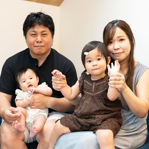 ご主人・奥様・お子様2人